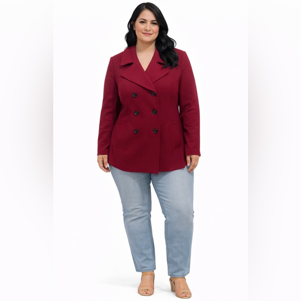 Bass Women's Crimson Pea Coat